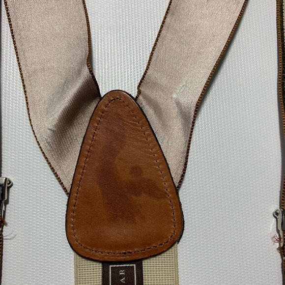 Trafalgar limited edition Hawaiian dancers print suspenders silk leather… - Picture 12 of 12